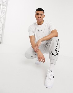 Белая футболка Karl Kani Signature-Белый