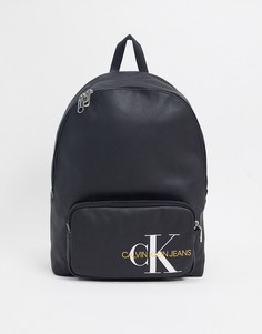 Рюкзак из хлопковой ткани с покрытием Calvin Klein-Черный