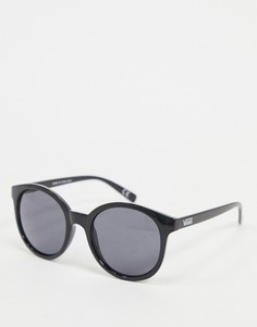 Черные солнцезащитные очки с дымчатыми стеклами Vans-Черный