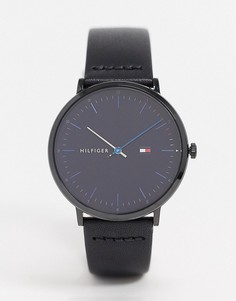 Часы с черным ремешком Tommy Hilfiger 1781962-Золотой