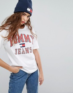 Футболка с логотипом в стиле 90-х Tommy Jeans Capsule-Белый