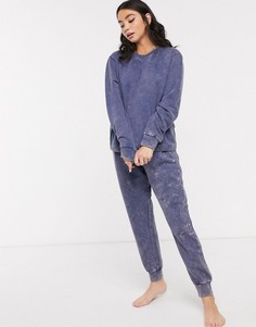 Комплект одежды для дома из свитшота и джоггеров ASOS DESIGN-Синий