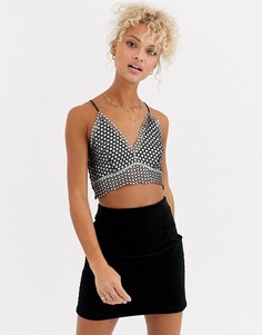 Мягкий бюстгальтер Free People-Черный