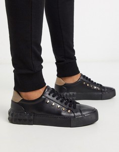 Черные кроссовки с заклепками ASOS DESIGN-Черный
