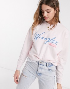 Свитшот с логотипом Wrangler-Розовый