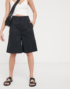 Черные пляжные шорты ASOS DESIGN-Мульти