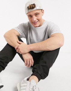 Серая oversized-футболка Brave Soul-Серый