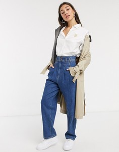 Белая оксфордская рубашка Tommy Hilfiger essential-Белый