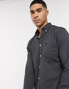 Рубашка с длинными рукавами Selected Homme-Серый