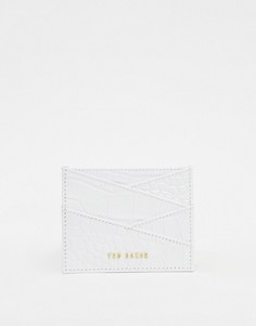 Кошелек цвета слоновой кости с диагональным дизайном Ted Baker-Белый