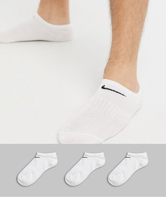 Набор из 3 пар белых спортивных носков Nike Training-Белый