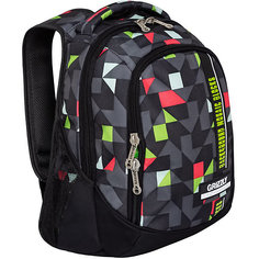 Рюкзак Grizzly RU-925-2 №6 "Красные треугольники"