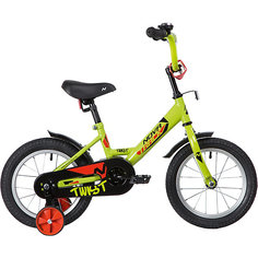Двухколёсный велосипед Novatrack Twist, 14 дюймов