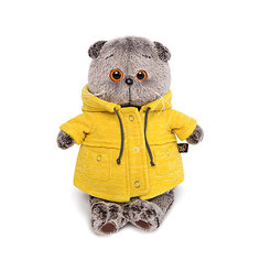 Одежда для мягкой игрушки Budi Basa Желтая куртка с капюшоном, 30 см