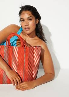 Плетеная сумка-шопер - Adri Mango