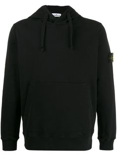 Stone Island худи 62820 с нашивкой-логотипом