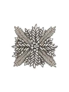 Haider Ackermann crystal snowflake pin