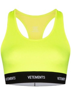Vetements спортивный бюстгальтер Fluorescent