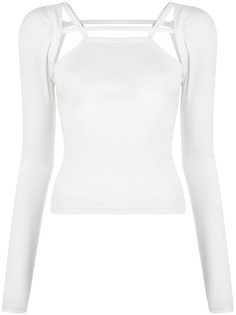 Dion Lee топ в рубчик