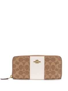 Coach кошелек с круговой молнией