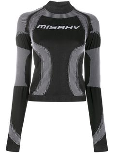 MISBHV трикотажный топ с моделирующими вставками