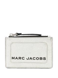 Marc Jacobs фактурный кошелек на молнии с эффектом металлик