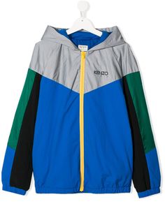 Kenzo Kids ветровка с цветными вставками