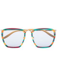 Gucci Eyewear солнцезащитные очки в квадратной оправе