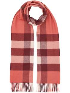 Burberry кашемировый шарф в клетку