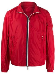 Moncler легкая куртка с нашивкой-логотипом