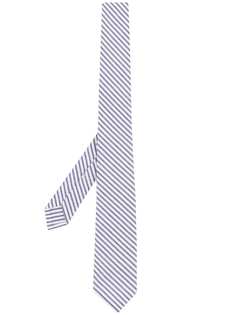 Thom Browne классический галстук из сирсакера