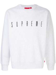 Supreme толстовка с вышитым логотипом
