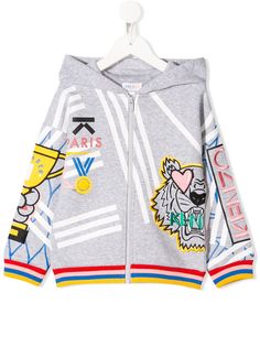 Kenzo Kids худи на молнии с логотипом