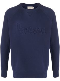 Maison Kitsuné толстовка с тиснением Parisien