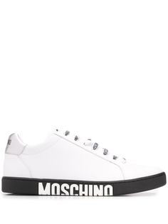 Moschino кеды с логотипом