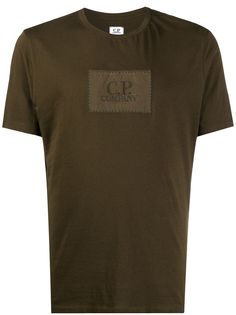 C.P. Company футболка с вышитым логотипом