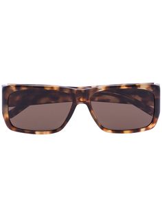 Saint Laurent Eyewear солнцезащитные очки Lenny в прямоугольной оправе