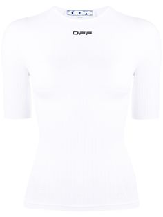 Off-White футболка с логотипом