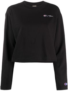 Champion укороченная толстовка