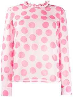 Blumarine блузка в горох