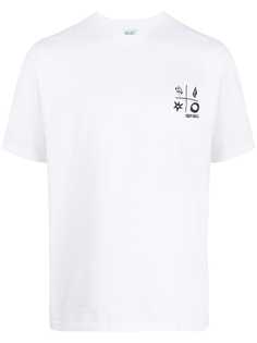 Kenzo футболка с вышивкой Compass