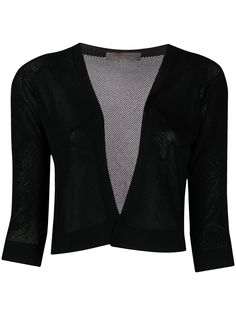 D.Exterior сетчатый укороченный кардиган