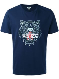 Kenzo футболка с принтом тигра