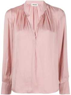 Zadig&Voltaire Tink crinkled effect blouse