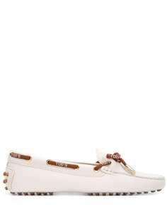 Tods лоферы с завязками Tod`S