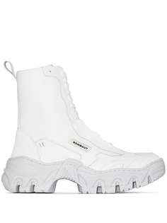 Rombaut White Boccacio chunky sole ankle boots