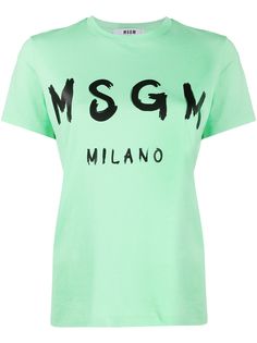 MSGM футболка с логотипом