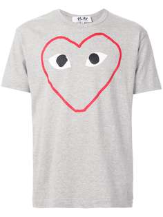 Comme Des Garçons Play футболка с логотипом