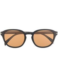 DAVID BECKHAM EYEWEAR солнцезащитные очки в круглой оправе