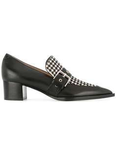 Gianvito Rossi houndstooth pattern detail pumps